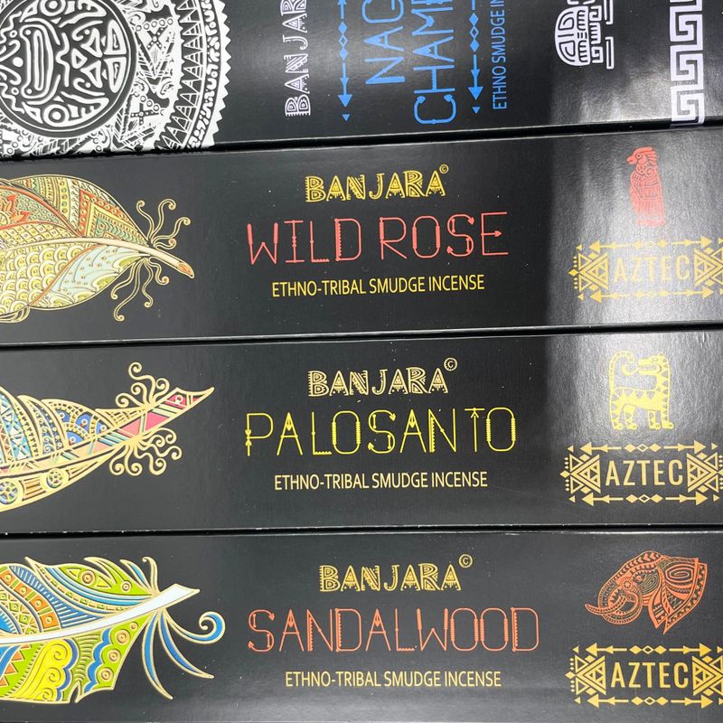 Encens de Fumigation Tribal Banjara - (8 Parfums X 6)