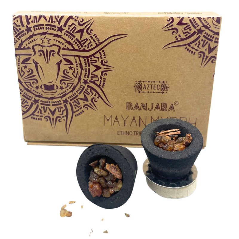 Coupelles de Résine Banjara - Myrrhe ( 6 coupelles)
