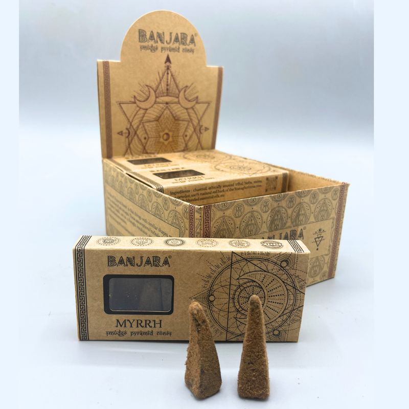 Cônes Pyramidaux Banjara Smudge -  Myrrhe