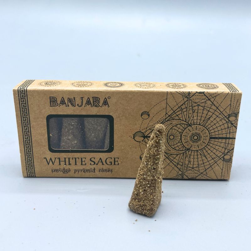 Cônes Pyramidaux Banjara Smudge - Sauge Blanche
