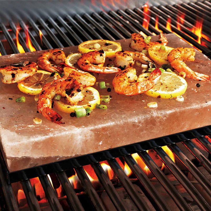 Plaque de Cuisson Barbecue en Sel de l'Himalaya - 30x20x5cm