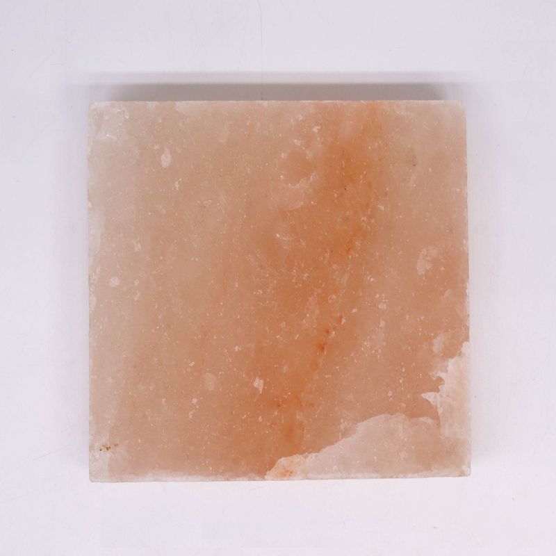 Plaque de Cuisson en Sel de l'Himalaya - Carré - 20x20x5cm
