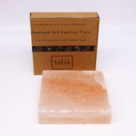 Plaque de Cuisson en Sel de l'Himalaya - Carré - 20x20x5cm
