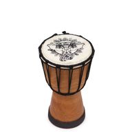 Tambour Djembé Fait Main à Plateau Large - 20 cm