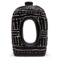 Vase Ovale en Forme de Donut - Chocolat 30cm