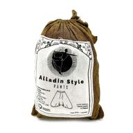 Pantalons de Yoga et Festival - Aladdin Imprimés Himalayens sur Orange