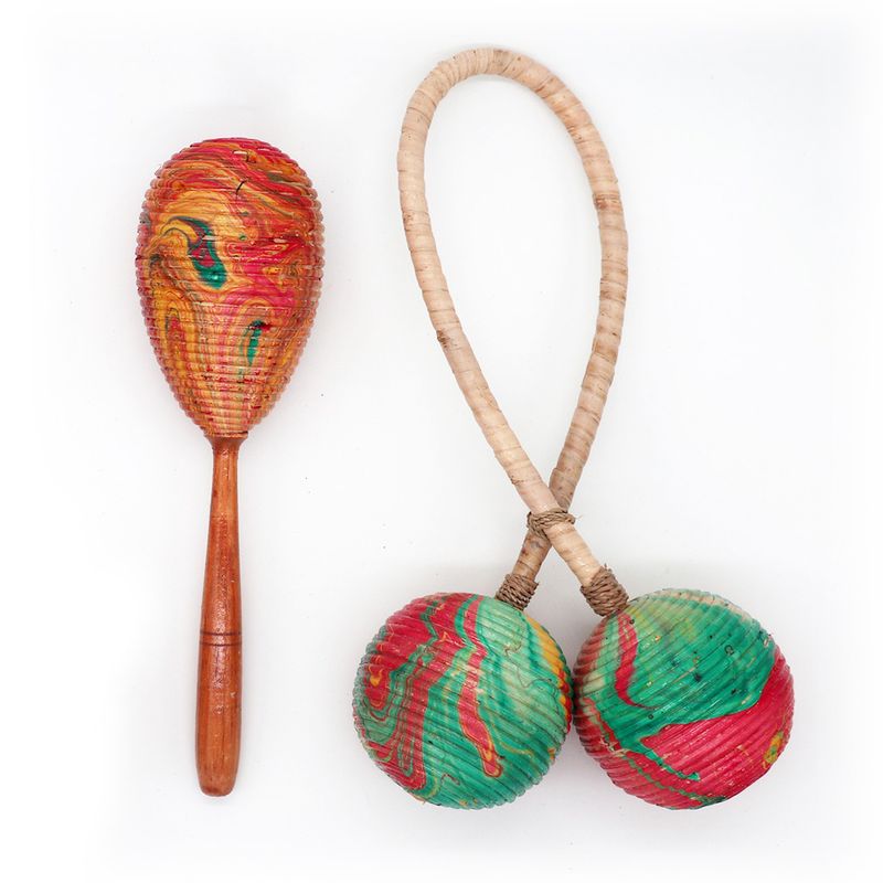 Hochet Maracas - Double Torsion