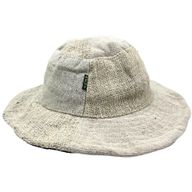 Chapeau Boho Festival chanvre & coton patché tressé – Naturel