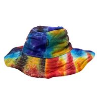 Chapeau Boho Festival chanvre & coton patché tressé – Tie Dye