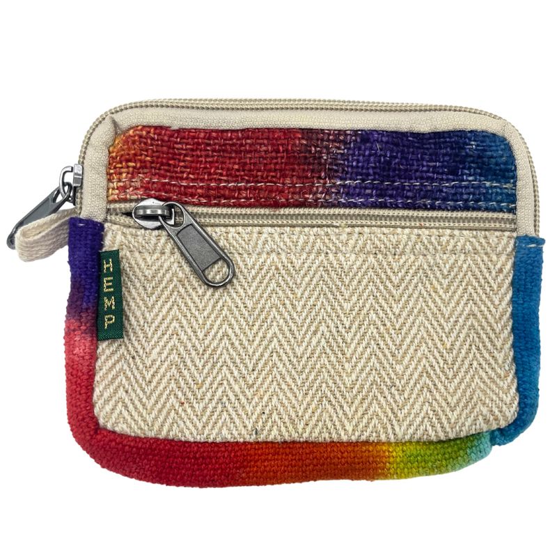Pochette Carrée en Chanvre Tie Dye