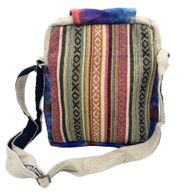Sacoche en Chanvre Tie Dye 2 Zip & Rabat