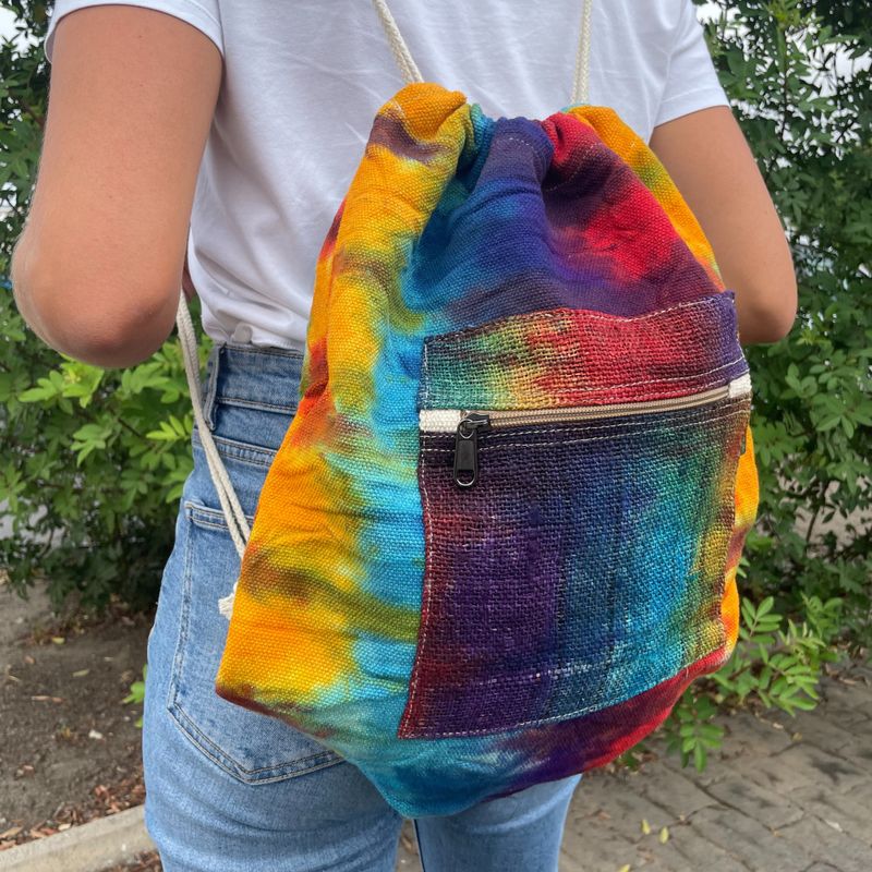 Sac à Cordes en Chanvre Tie Dye