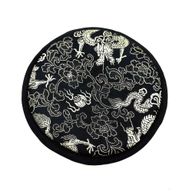 Coffret Cadeau Bol Chantant Battu et Gravé à la Main - 14 cm - Tara Verte