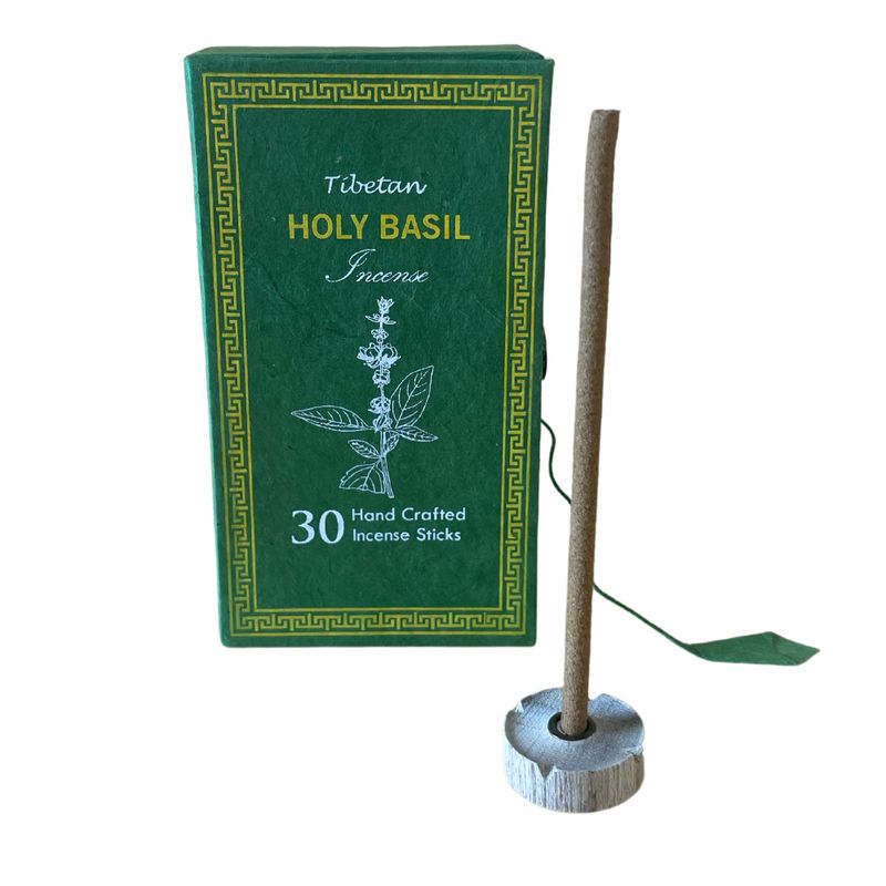 Coffret Cadeau d'Encens Sughandit Dhoop de l'Himalaya - Basilic Sacré