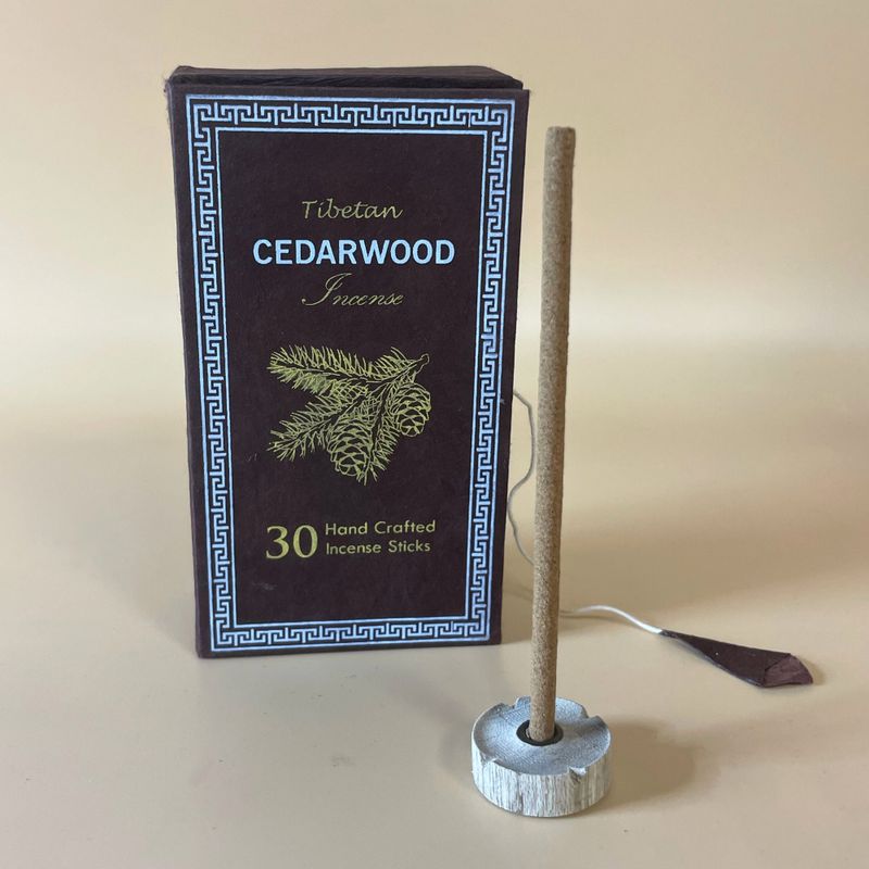 Coffret Cadeau d'Encens Sughandit Dhoop de l'Himalaya - Bois de Cèdre