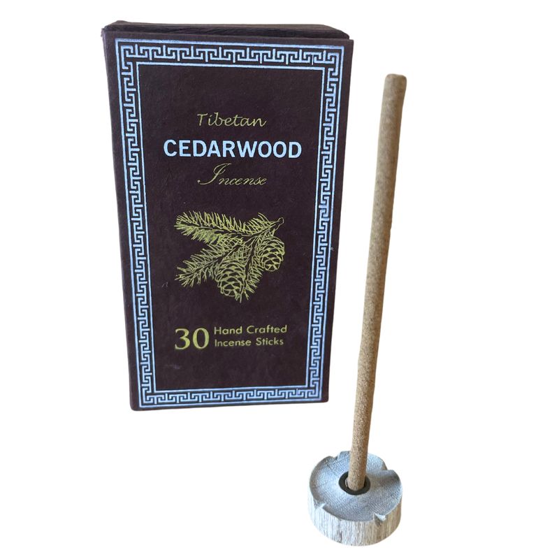 Coffret Cadeau d'Encens Sughandit Dhoop de l'Himalaya - Bois de Cèdre