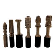 Bâton en Bois - 14 cm - Sculpture Bouddha