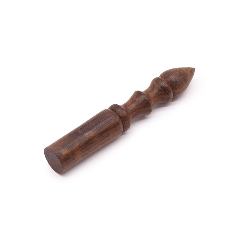 Bâton en Bois - 12 cm - Poignée - Sans Cuir