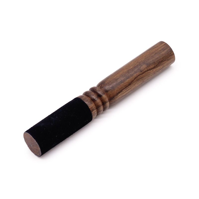 Bâton en Bois - 17 cm - Moyen à Double Anneau