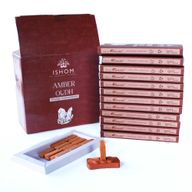 Pack de 15 Briques d'Encens Naturel et Brûleur - Bois d'Ambre