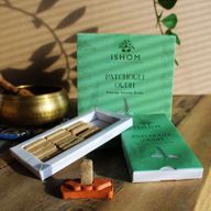 Pack de 15 Briques d'Encens Naturel et Brûleur - Bois de Patchouli