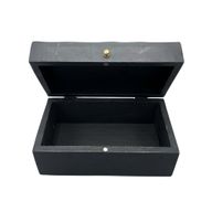 Déco Vintage - Boîte Multi Usages - 22x12x10cm - Tourbillons Noirs