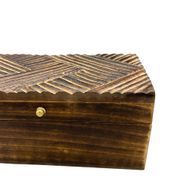 Déco Vintage - Boîte Multi Usages - 22x12x10cm - Lignes Antiques