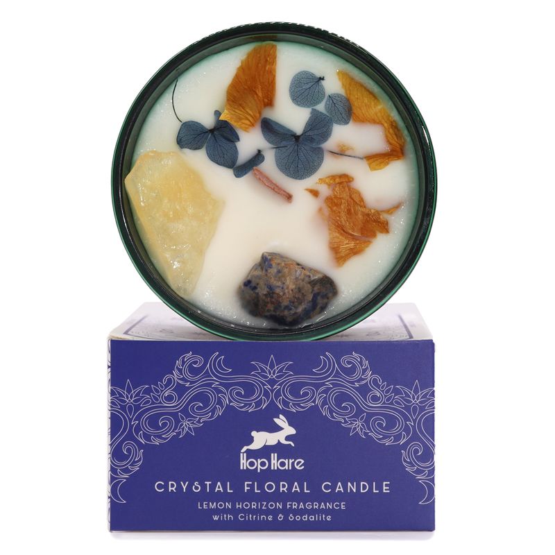 Pack de démarrage de bougies fleurs magiques en cristal Hop Hare - Mélange de 36 bougies