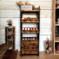 Support et Armoire Standard à Quatre Étagères