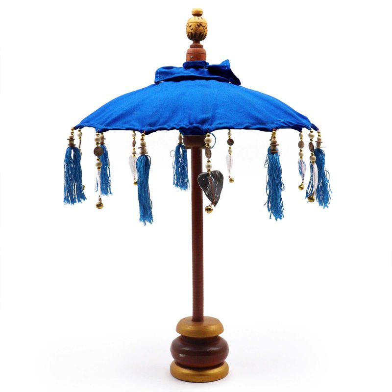 Parasol Bali Home Decor - Coton - Bleu - 40cm