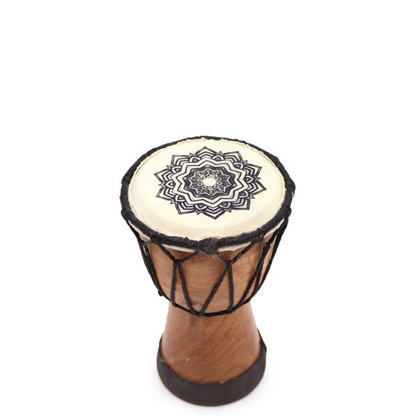 Tambour Djembé Fait Main à Plateau Large - 15 cm