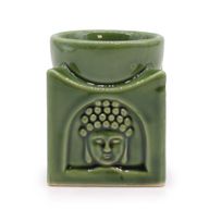 Brûleur Bouddha Carré - Jade Foncé