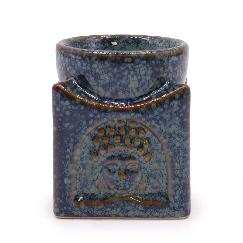 Brûleur Bouddha Carré - Bleu Poudré
