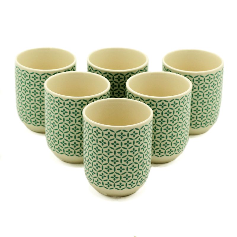 Tasses à Tisane - Vert Mosaïque