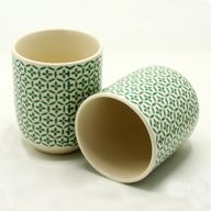 Tasses à Tisane - Vert Mosaïque