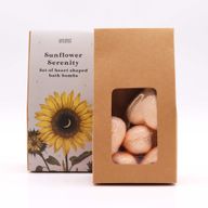 Coffret cadeau cœur pour le bain Tournesol Sérénité