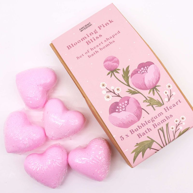 Coffret cadeau coeur de bain Blooming Pink Bliss