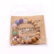 Bracelet de 7 Chakra en en Cèdre