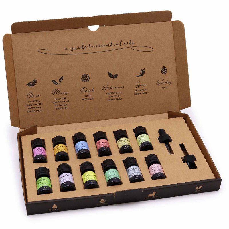 Set d'Huiles Essentielles d'Aromathérapie - Printemps