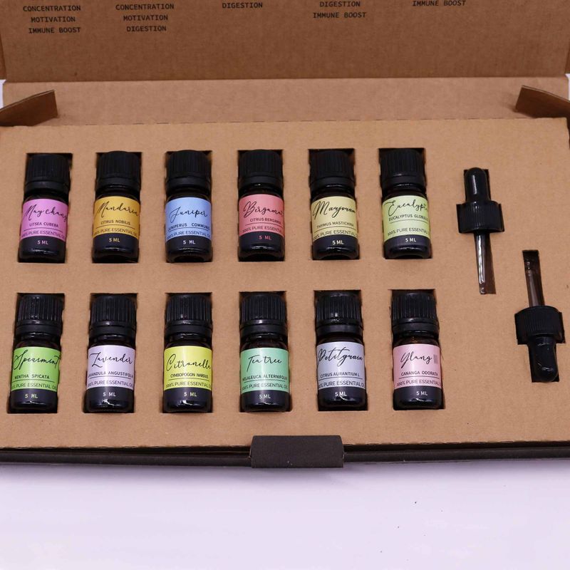Set d'Huiles Essentielles d'Aromathérapie - Printemps