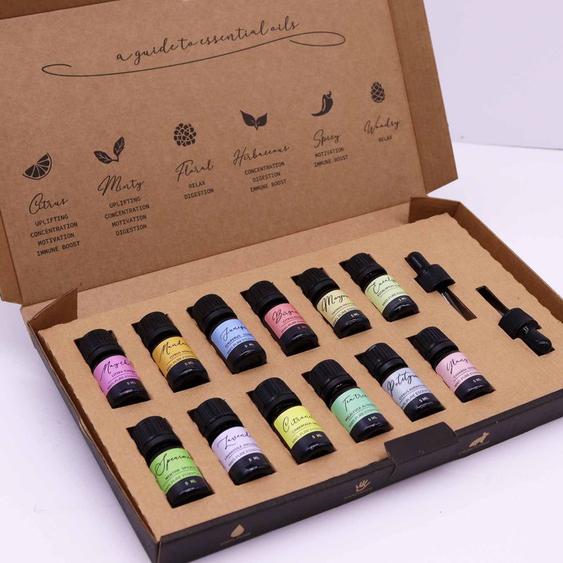 Set d'Huiles Essentielles d'Aromathérapie - Printemps