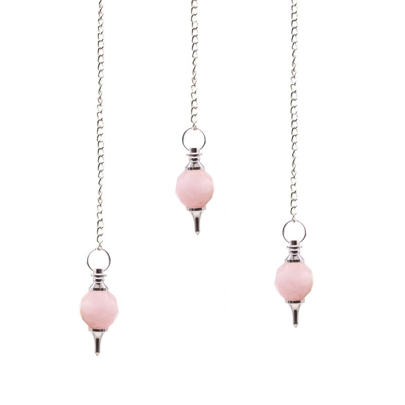 Pendule en Gemme - Quartz rose