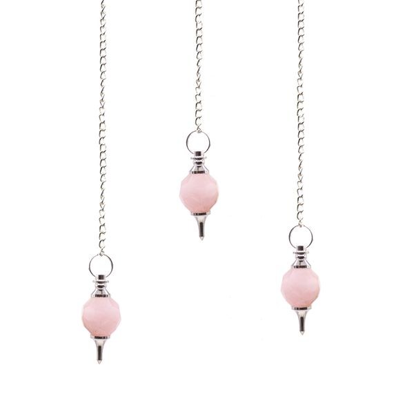 Pendule en Gemme - Quartz rose