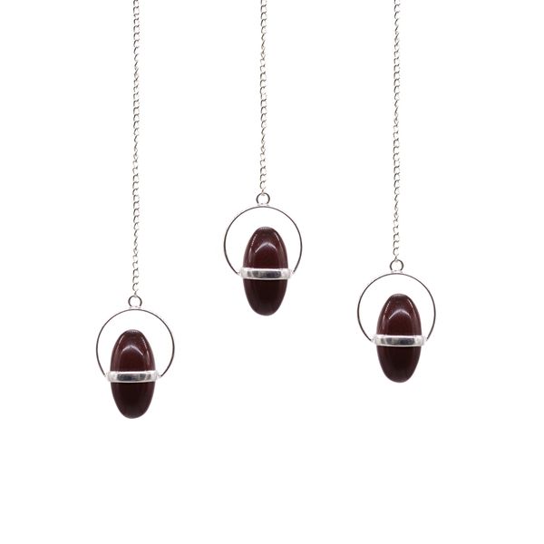 Shiva Lingam avec Pendule en Gemme à bande