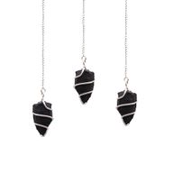 Pendule en Gemme  - Agate noire