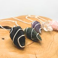 Pendule en Gemme  - Agate noire