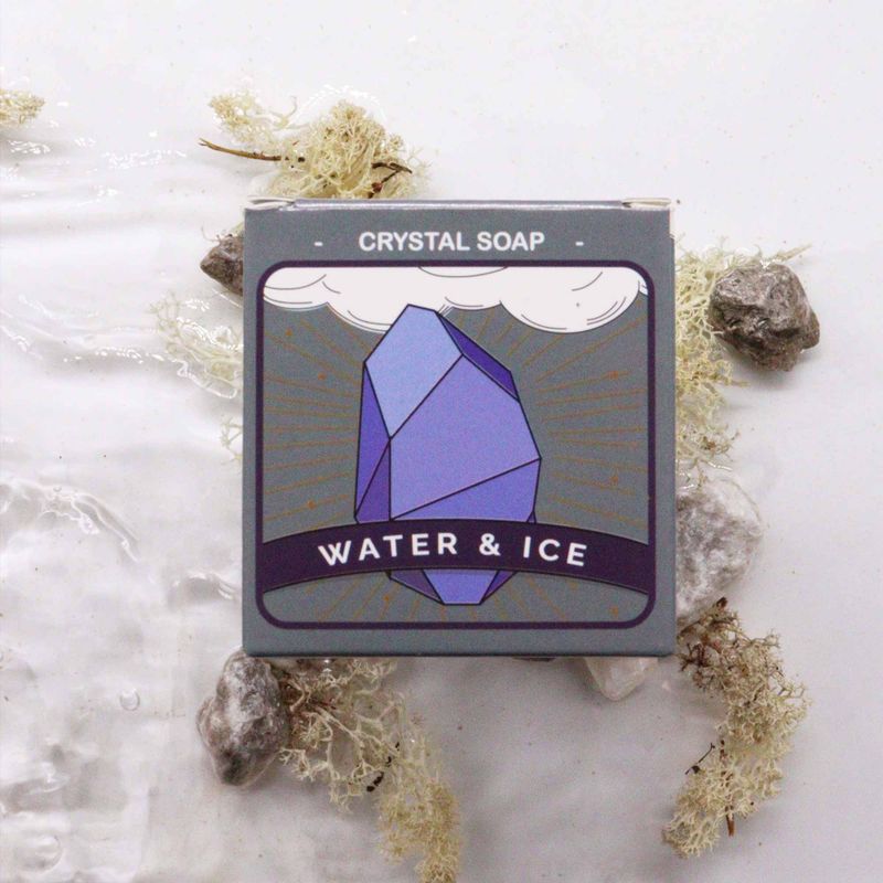 Savon en Forme de Cristal - Eau
