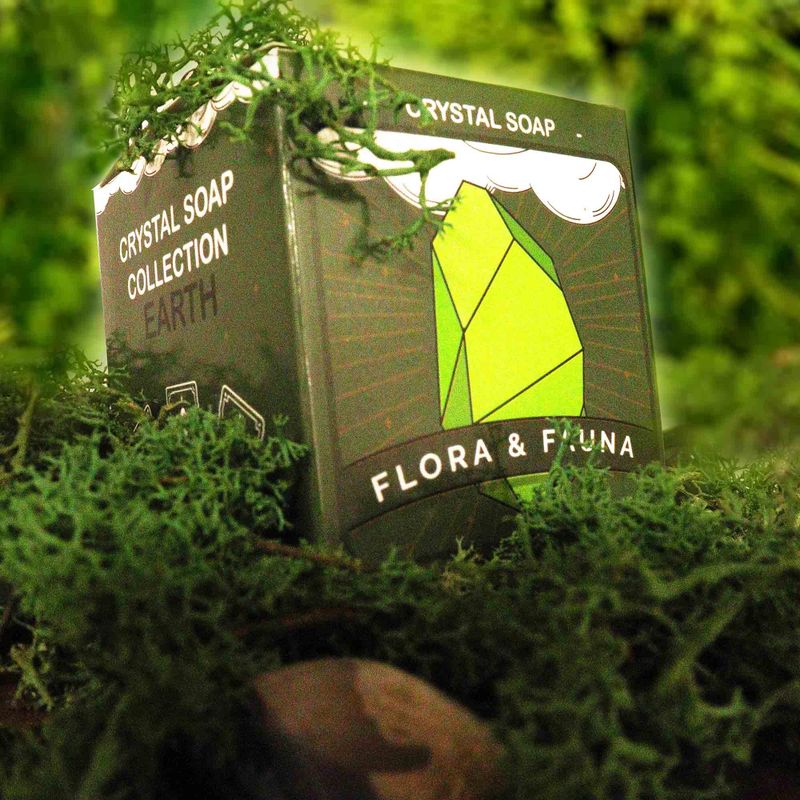 Savon en Forme de Cristal - Terre