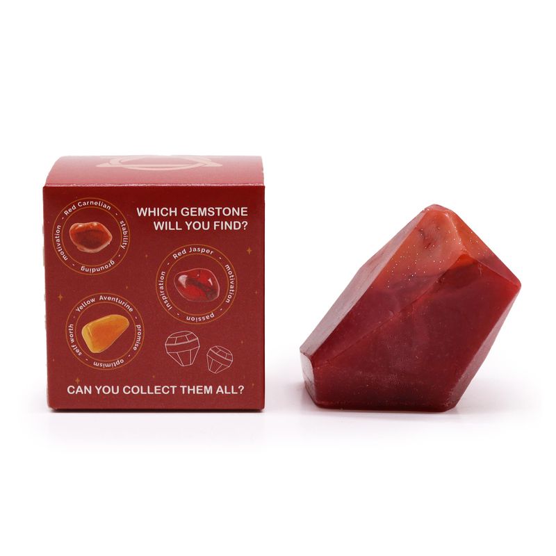 Savon en Forme de Cristal - Feu