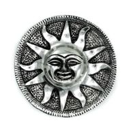 Porte-encens Soleil Aluminium Poli 9m